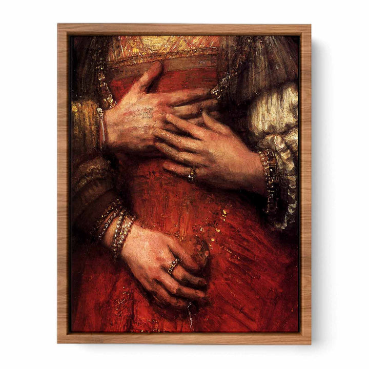 The Jewish Bride (detail) Painting