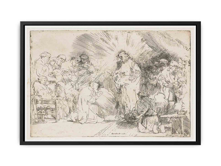 Christ appearing to the Apostles Painting