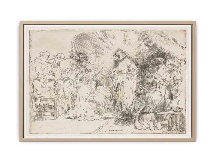 Christ appearing to the Apostles Painting