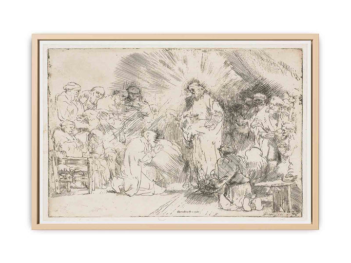 Christ appearing to the Apostles Painting