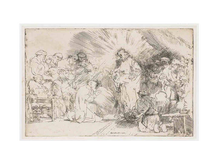 Christ appearing to the Apostles Painting
