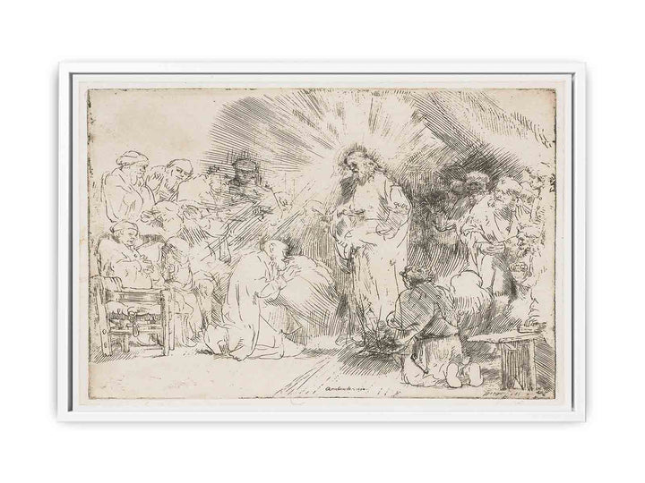 Christ appearing to the Apostles Painting