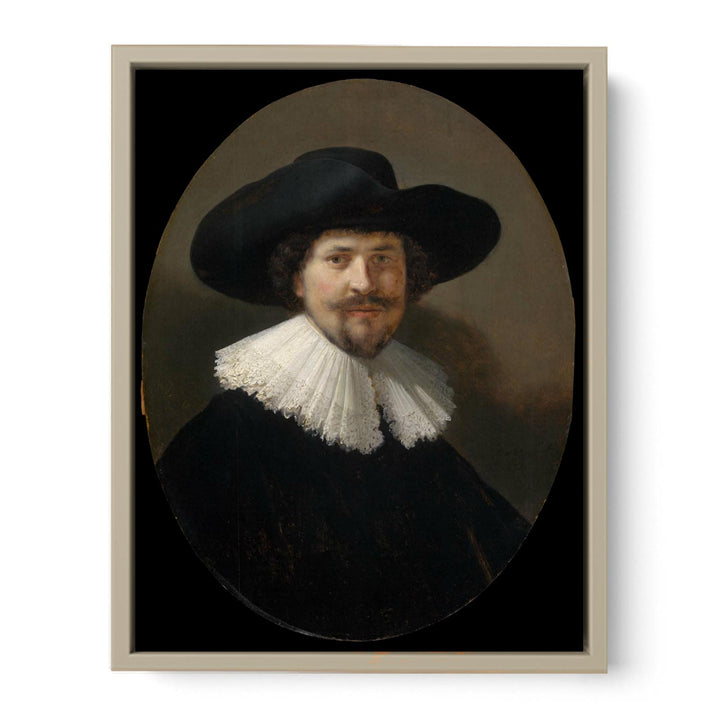 Portrait of a Man in a Black Hat
 Painting