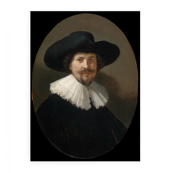 Portrait of a Man in a Black Hat
 Painting
