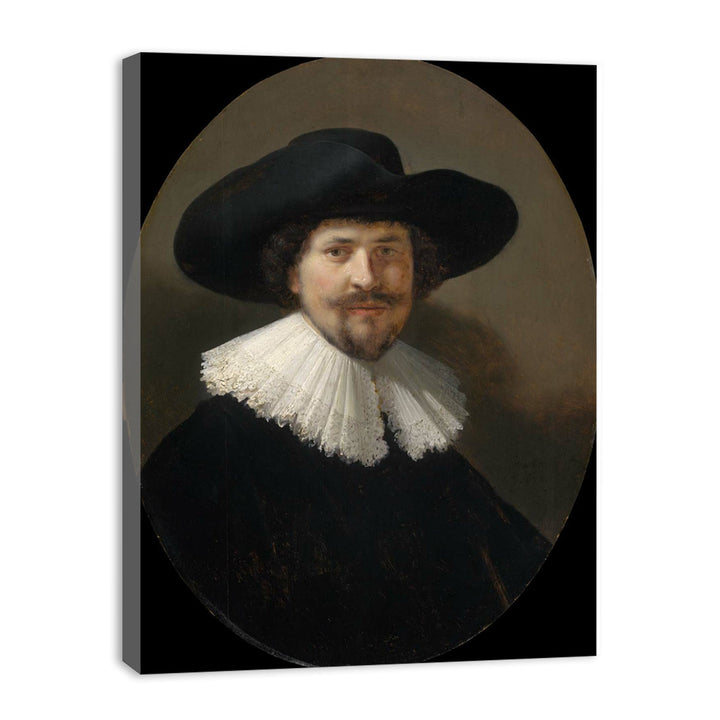 Portrait of a Man in a Black Hat
 Painting