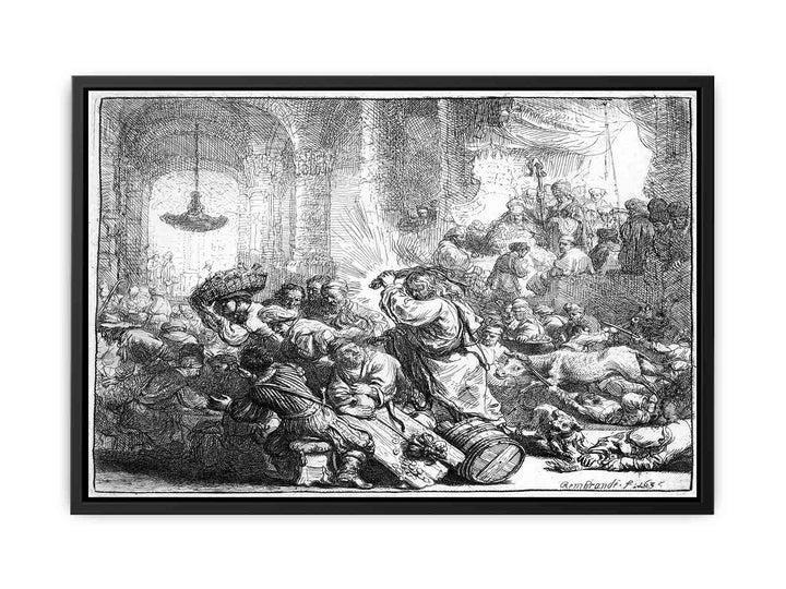 Christ driving the Money Changers from the Temple 2
 Painting