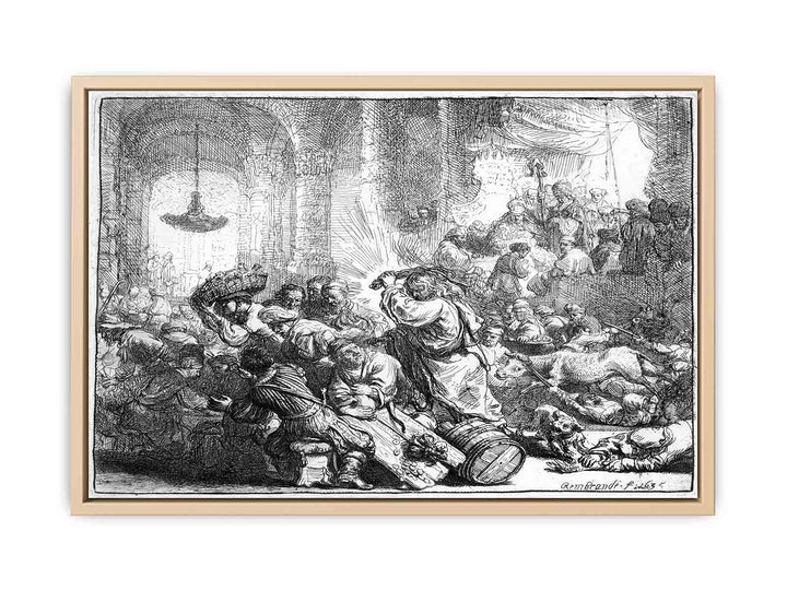 Christ driving the Money Changers from the Temple 2
 Painting