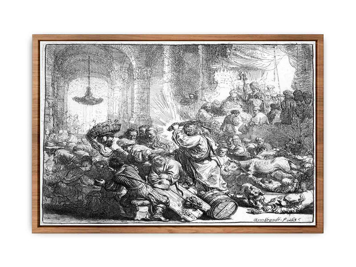Christ driving the Money Changers from the Temple 2
 Painting