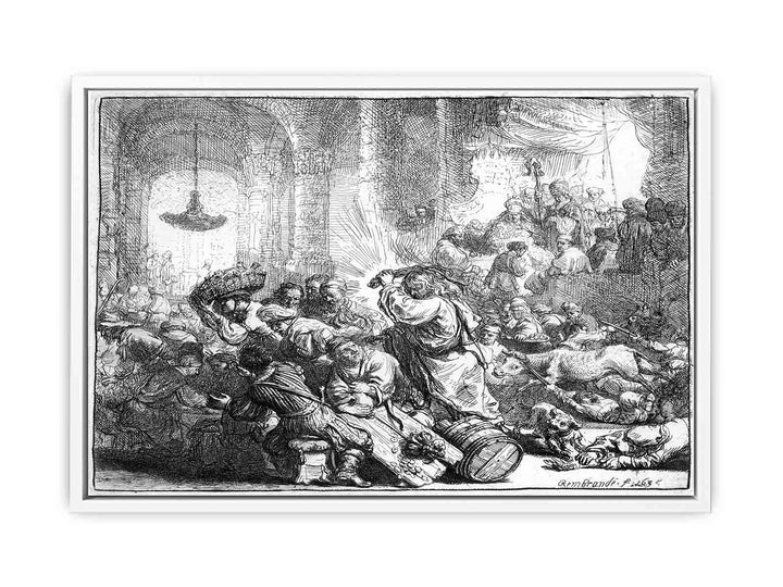 Christ driving the Money Changers from the Temple 2
 Painting