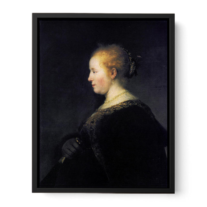 Portrait of a Young Woman with the Fan
 Painting