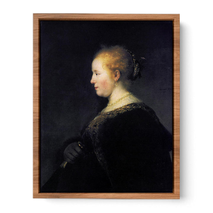 Portrait of a Young Woman with the Fan
 Painting