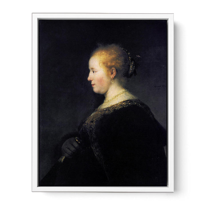Portrait of a Young Woman with the Fan
 Painting