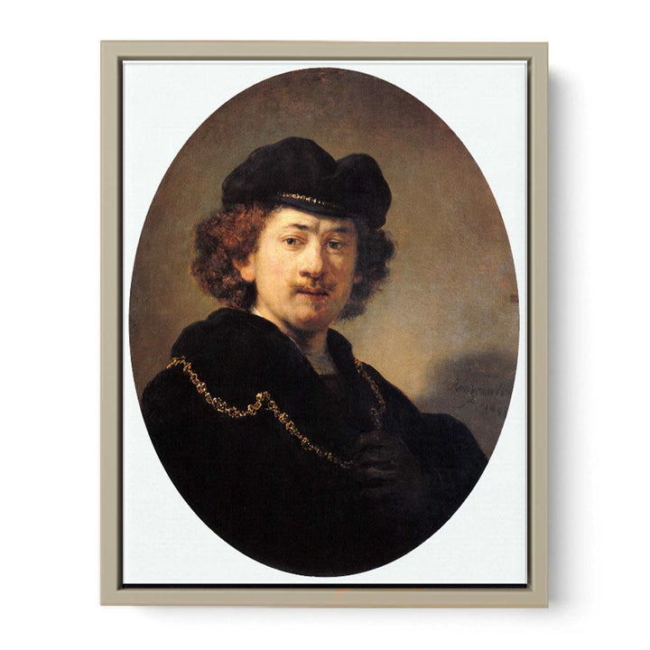 Self-Portrait with a Gold Chain Painting