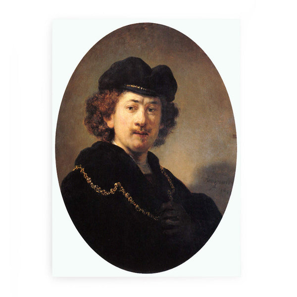 Self-Portrait with a Gold Chain Painting