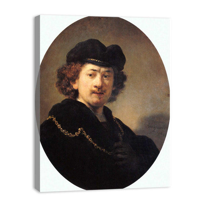Self-Portrait with a Gold Chain Painting