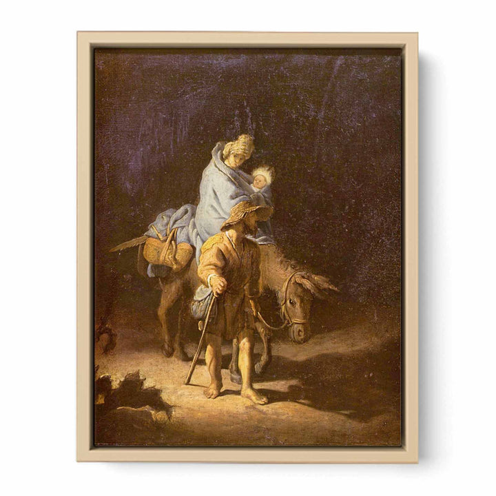 The flight into Egypt
 Painting