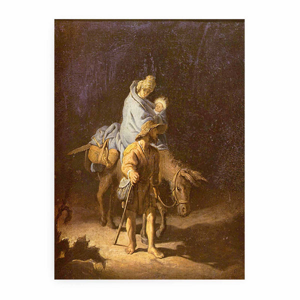 The flight into Egypt
 Painting
