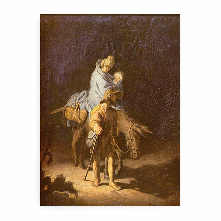 The flight into Egypt
 Painting