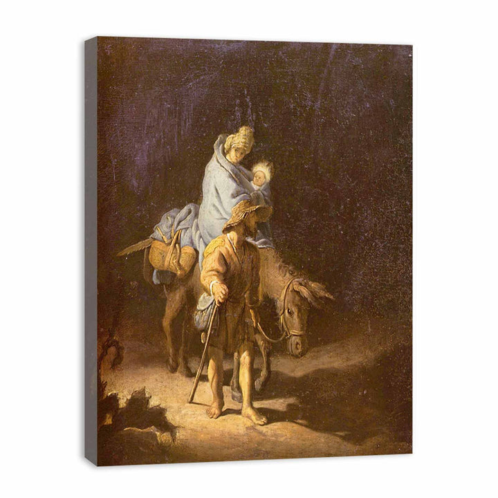 The flight into Egypt
 Painting