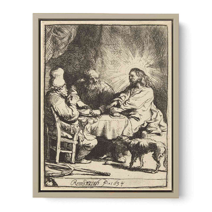 Christ at Emmaus 3 Painting