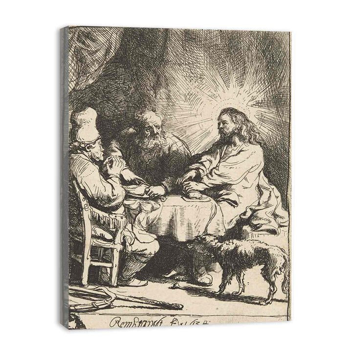 Christ at Emmaus 3 Painting
