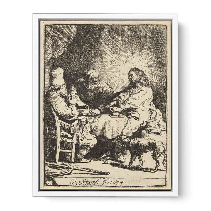Christ at Emmaus 3 Painting