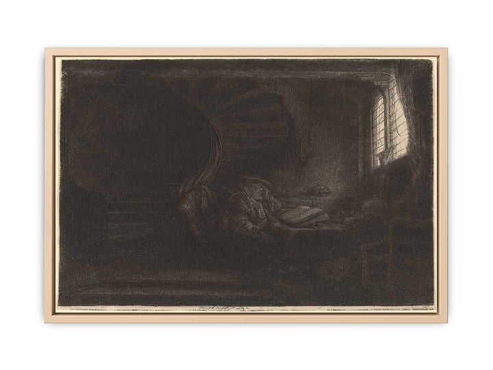 Saint Jerome in a dark Chamber
 Painting