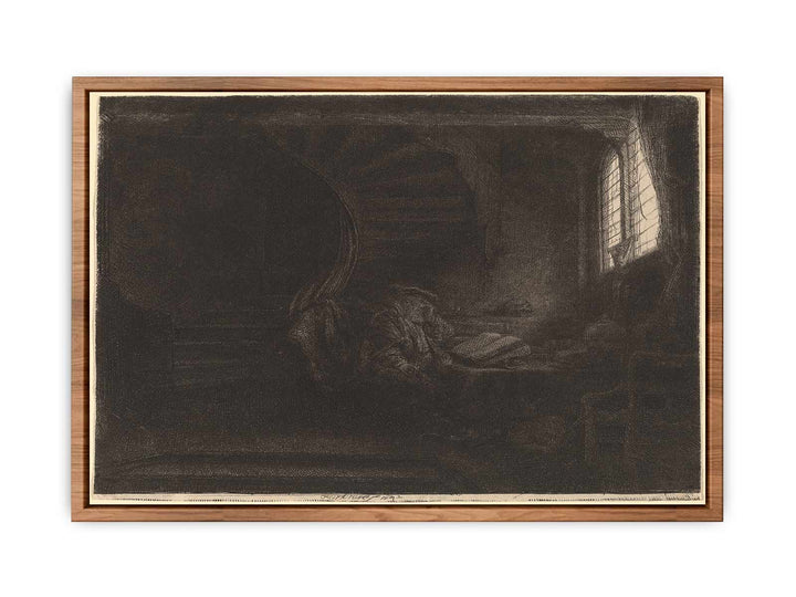 Saint Jerome in a dark Chamber
 Painting