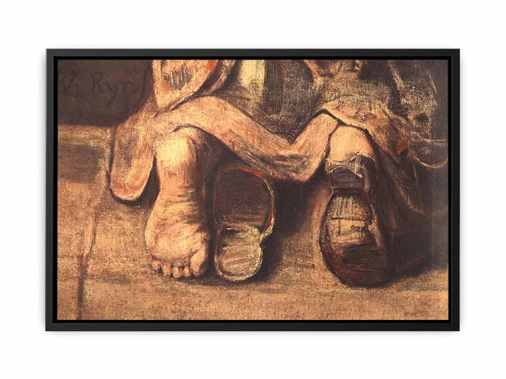 The Return of the Prodigal Son (detail -4) c. 1669
 Painting