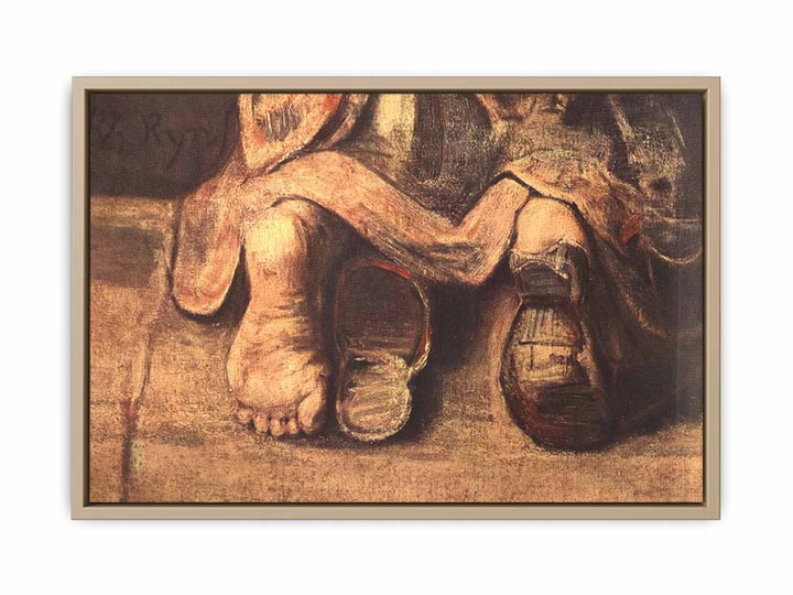 The Return of the Prodigal Son (detail -4) c. 1669
 Painting