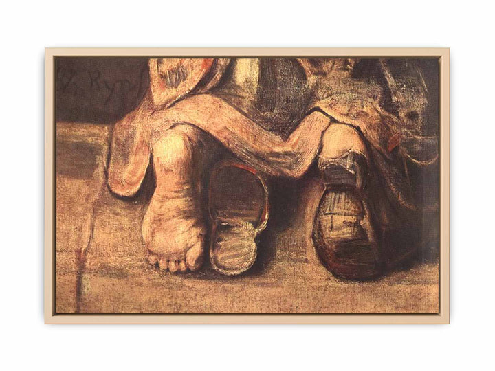 The Return of the Prodigal Son (detail -4) c. 1669
 Painting