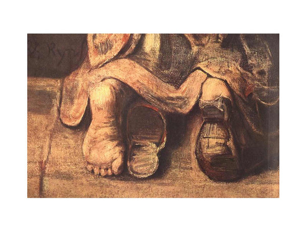 The Return of the Prodigal Son (detail -4) c. 1669
 Painting