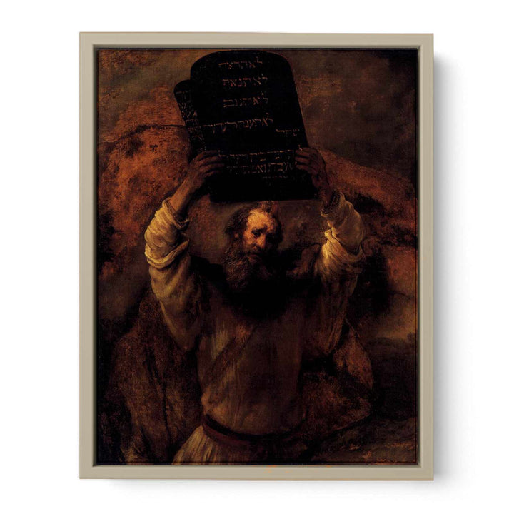 Moses Smashing the Tablets of the Law Painting