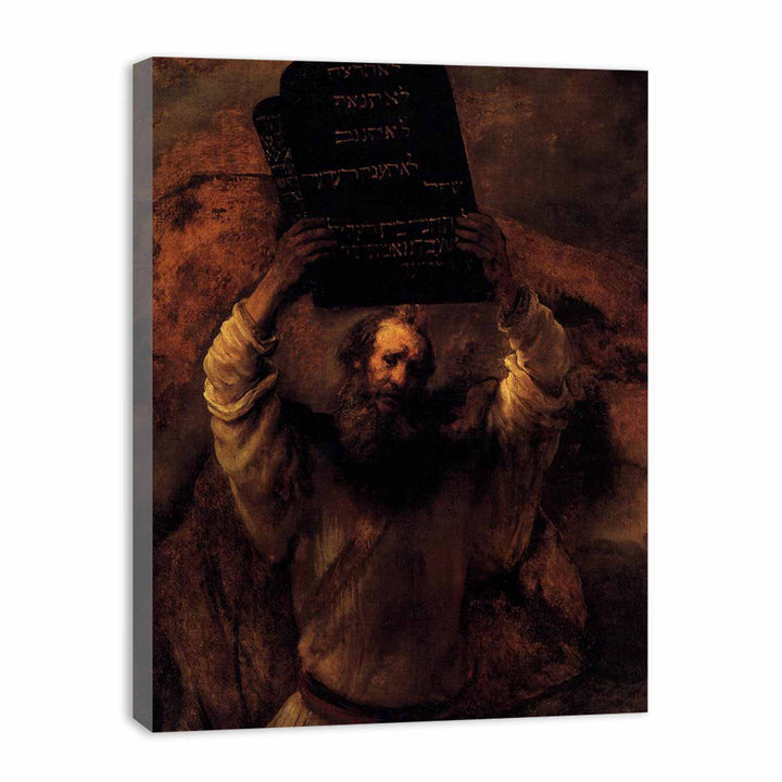 Moses Smashing the Tablets of the Law Painting