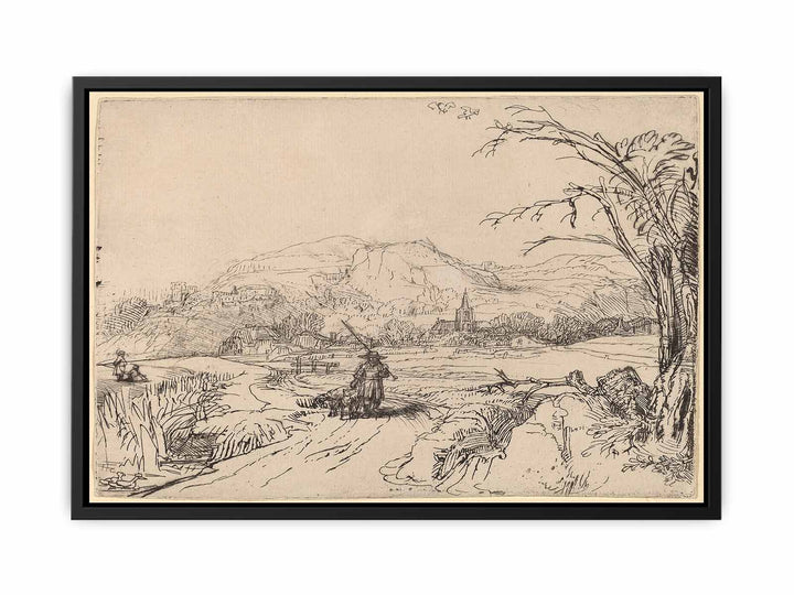 Landscape with a Sportsman and Dog Painting