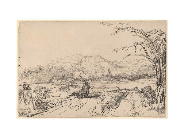 Landscape with a Sportsman and Dog Painting