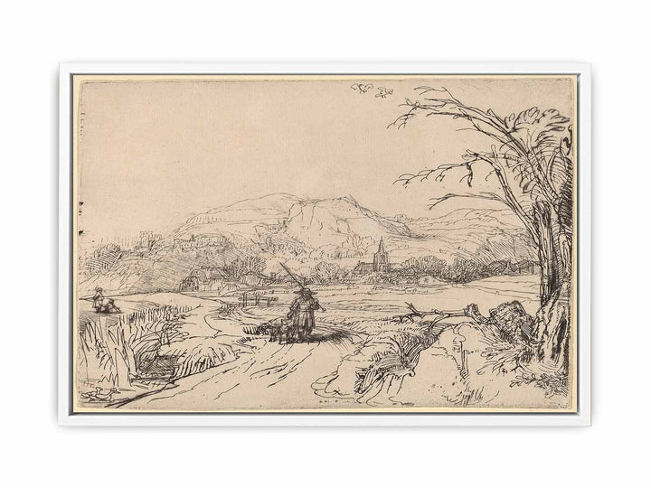 Landscape with a Sportsman and Dog Painting