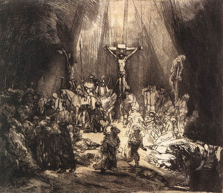 The Three Crosses (second state) 1653 