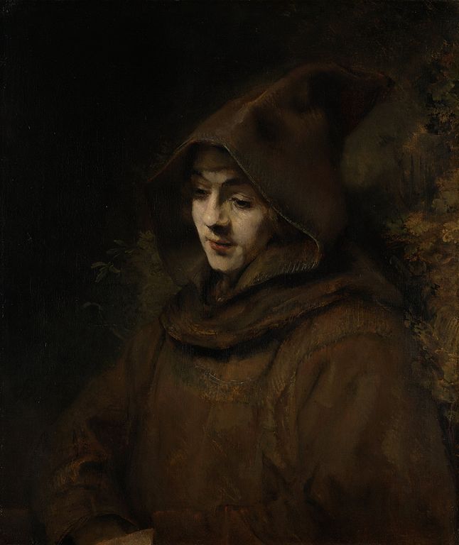 Titus van Rijn in a Monk's Habit 