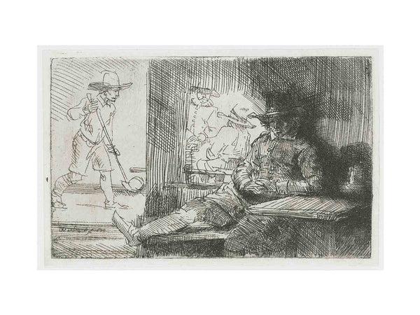 The Golf Player Painting