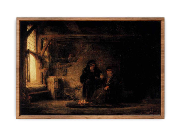Tobit's Wife with the Goat
 Painting