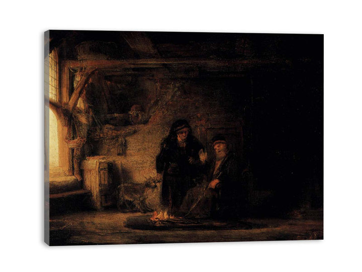 Tobit's Wife with the Goat
 Painting