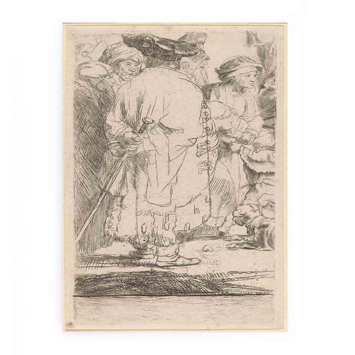Christ healing the Sick A Fragment Painting