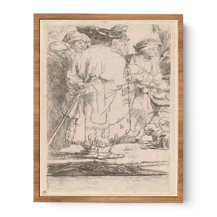 Christ healing the Sick A Fragment Painting