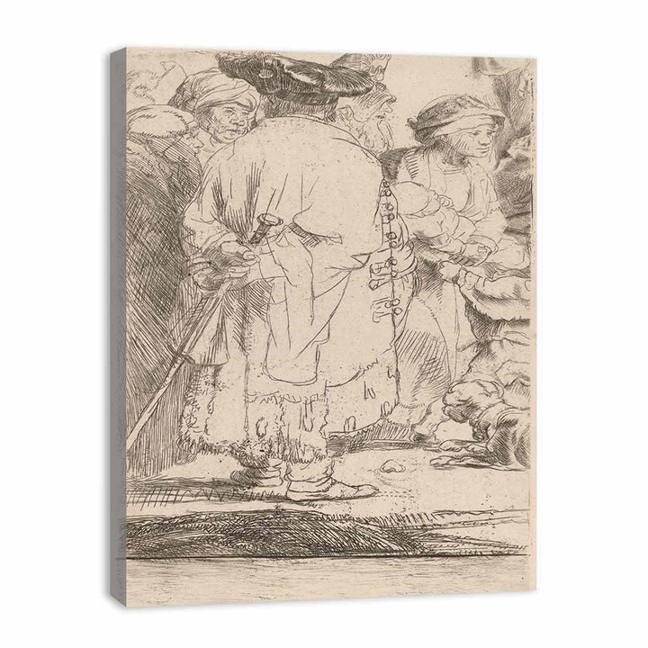 Christ healing the Sick A Fragment Painting