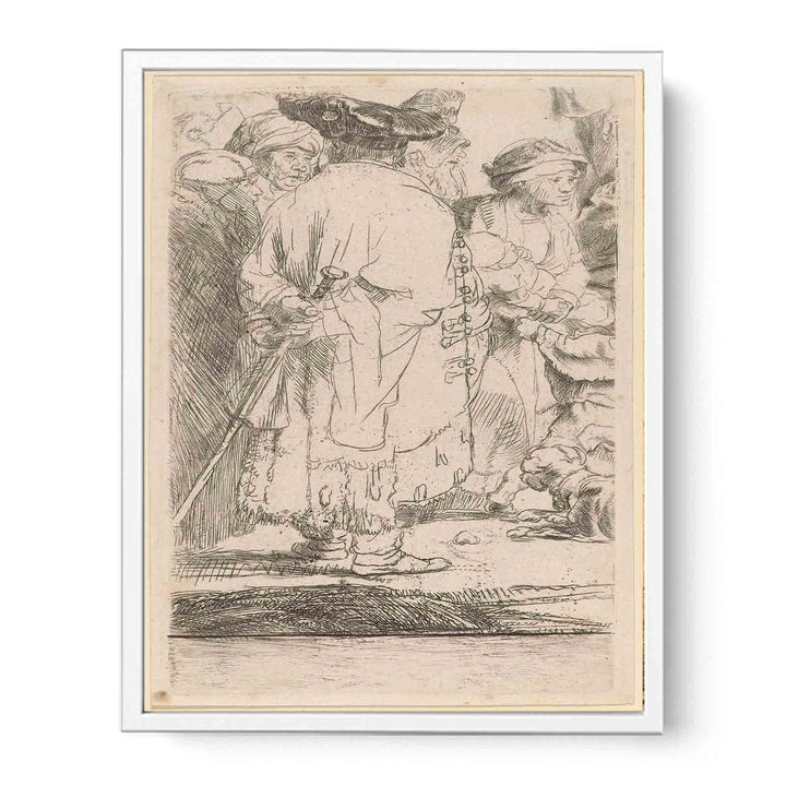Christ healing the Sick A Fragment Painting