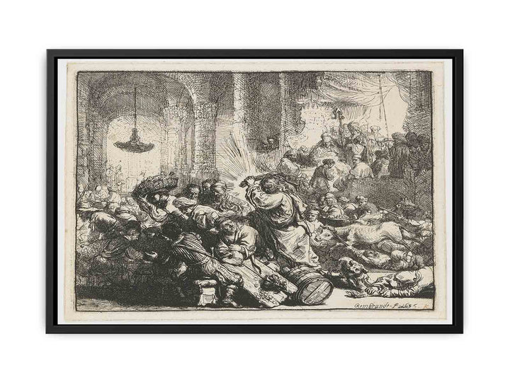 Christ Driving The Money Changers From The Temple 3 Painting