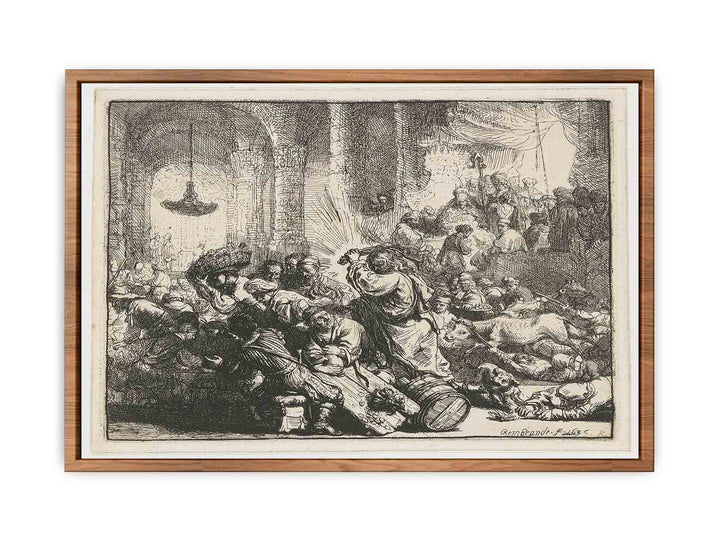 Christ Driving The Money Changers From The Temple 3 Painting