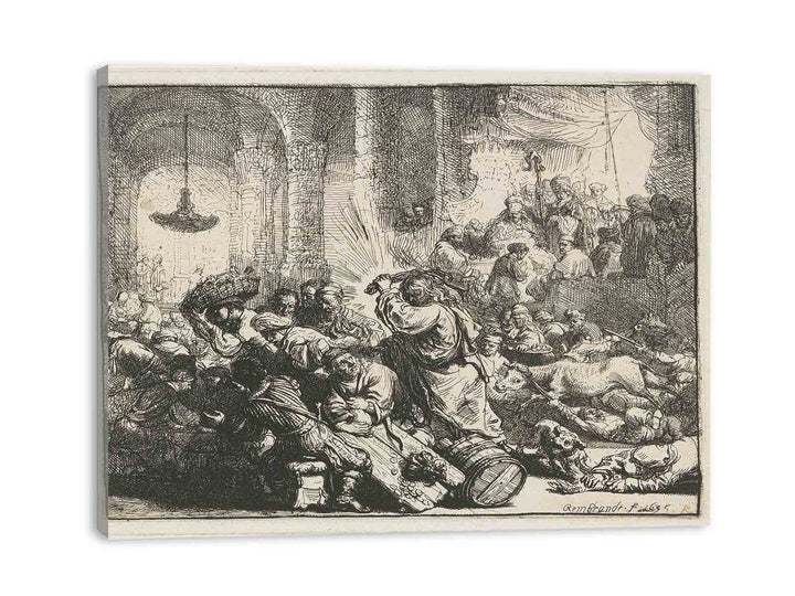 Christ Driving The Money Changers From The Temple 3 Painting