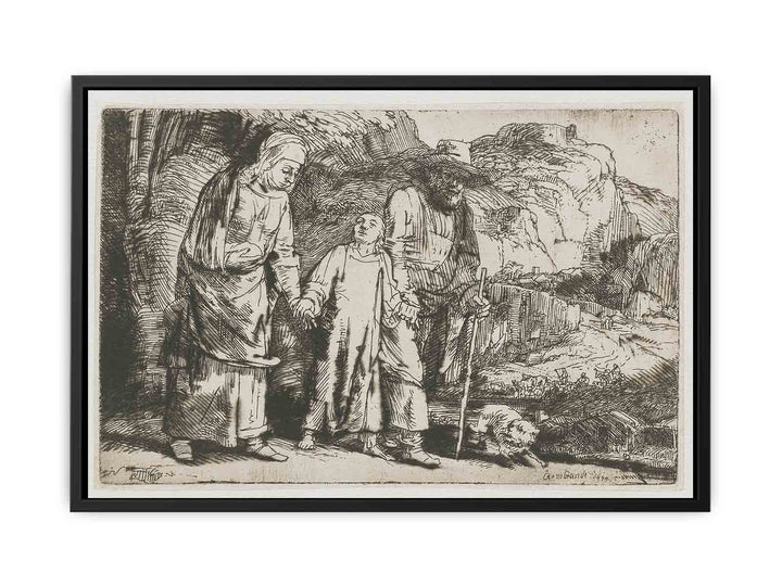 Christ returning from the Temple with his Parents Painting
